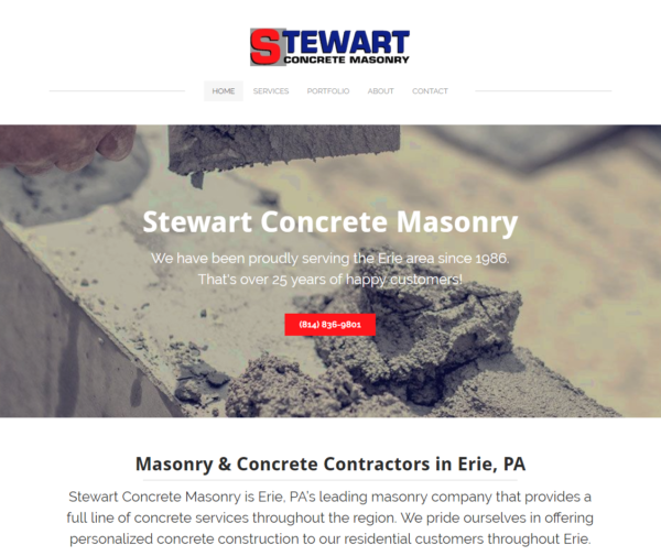 stewart concrete masonry